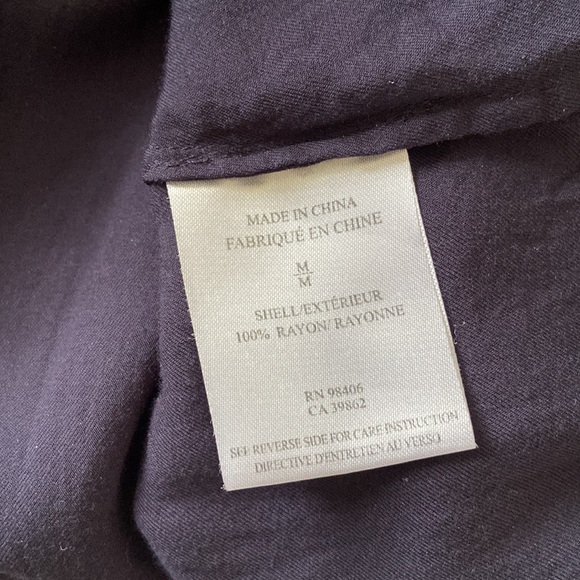 Indigo-coloured Theory Blouse - Picture 3 of 3